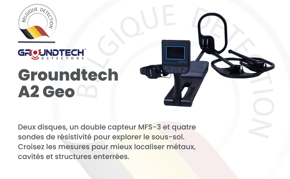 groundtech a2 geo radar de sol belgique détection