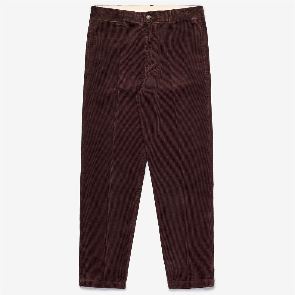 Rendon Corduroy Sebago, Brown Moro — produit seul — Moomy The Collection
