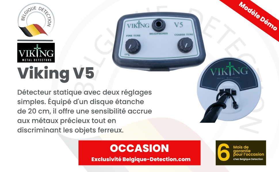 détecteur occasion viking v5 belgique détection