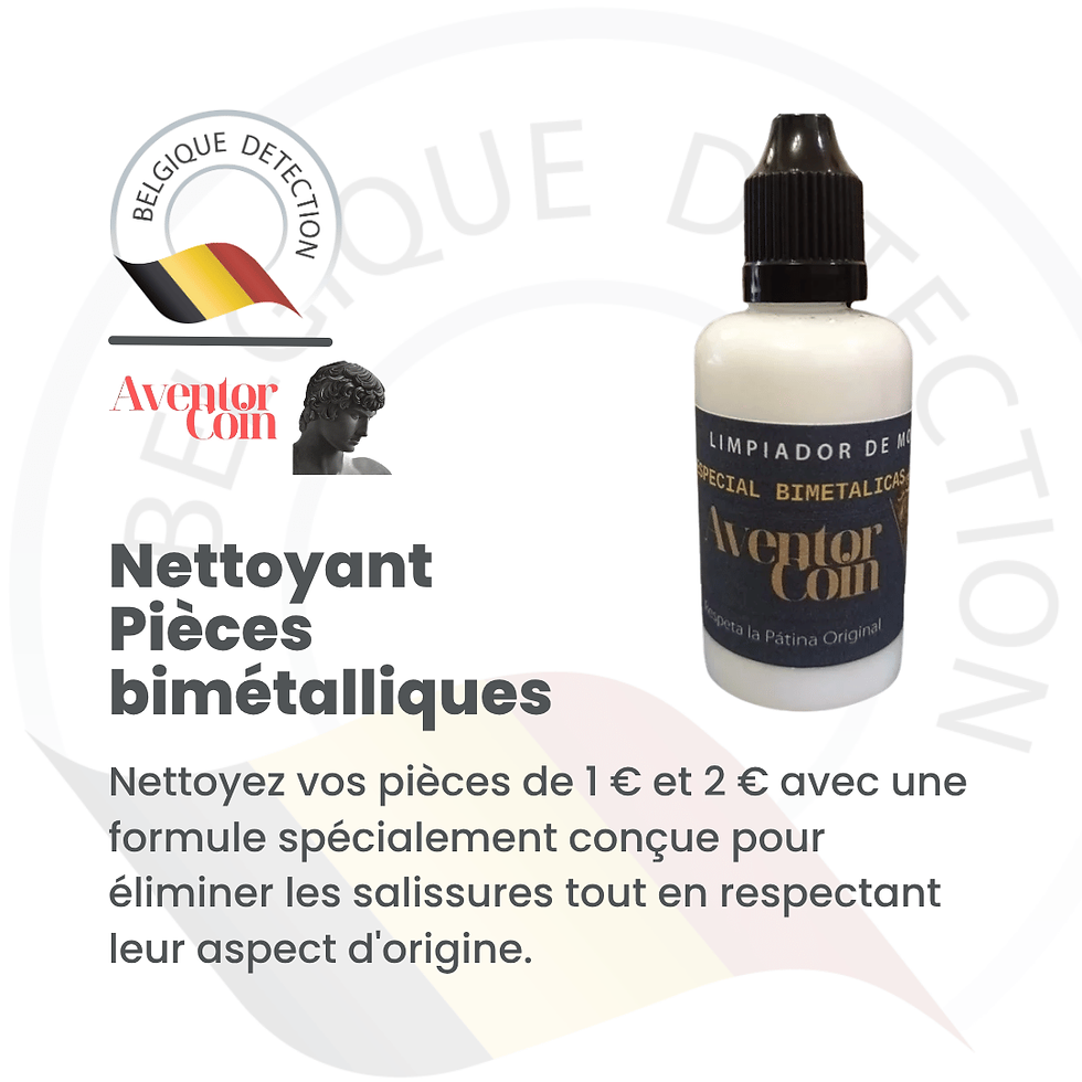 nettoyant pièces bimétalliques belgique détection