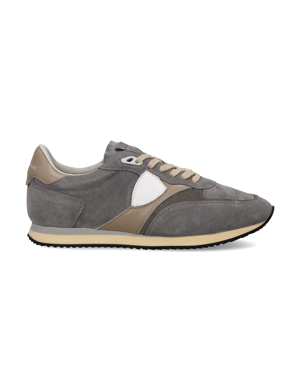 Blville Low Philippe Model, Daim Gris — Moomy The Collection — vue 1