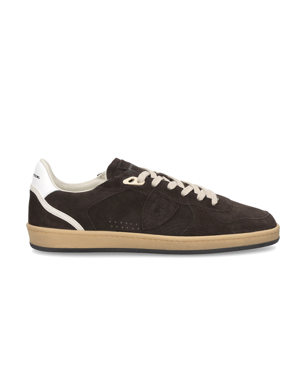 Pgal Low Homme Philippe Model, Daim Brun — Moomy The Collection — vue 1