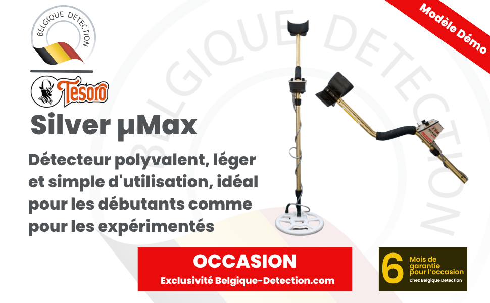 détecteur d'occasion collector tesoro silver umax belgique détection