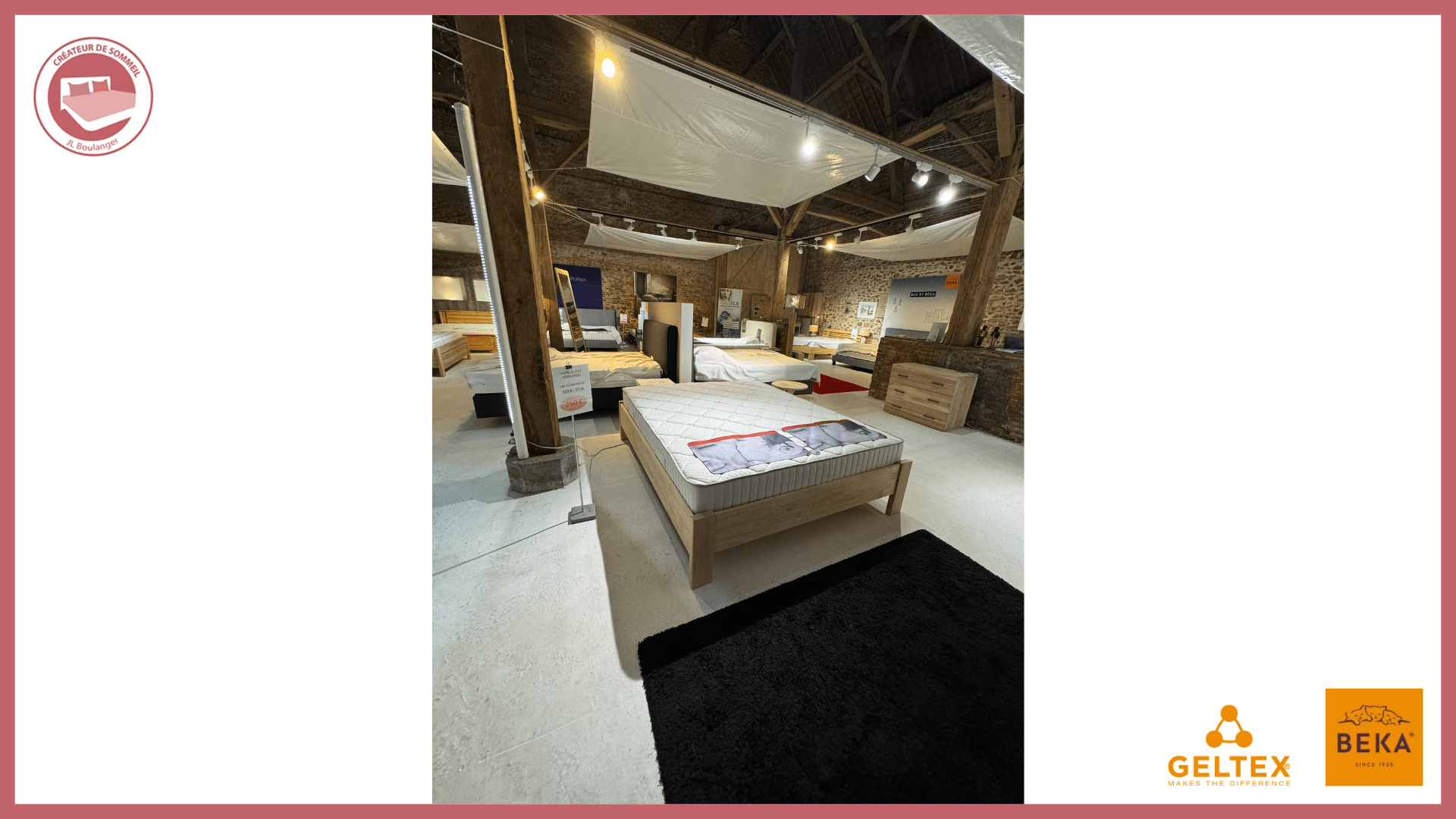 cadre de lit en acacia massif créateur de sommeil belgique