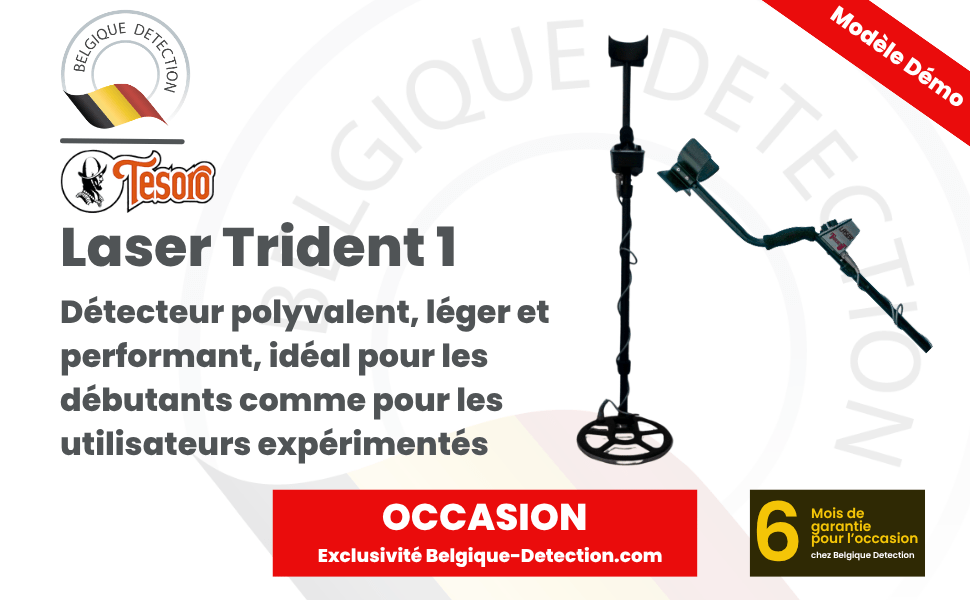 détecteur occasion collector tesoro laser trident 1 belgique détection