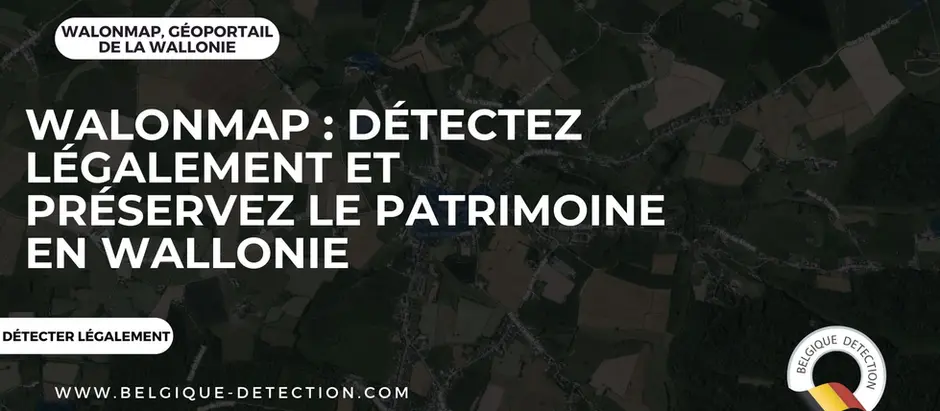 Comment utiliser WalOnMap dans le cadre de votre permis de détection : La carte interactive pour une détection de métaux légale et responsable en Wallonie