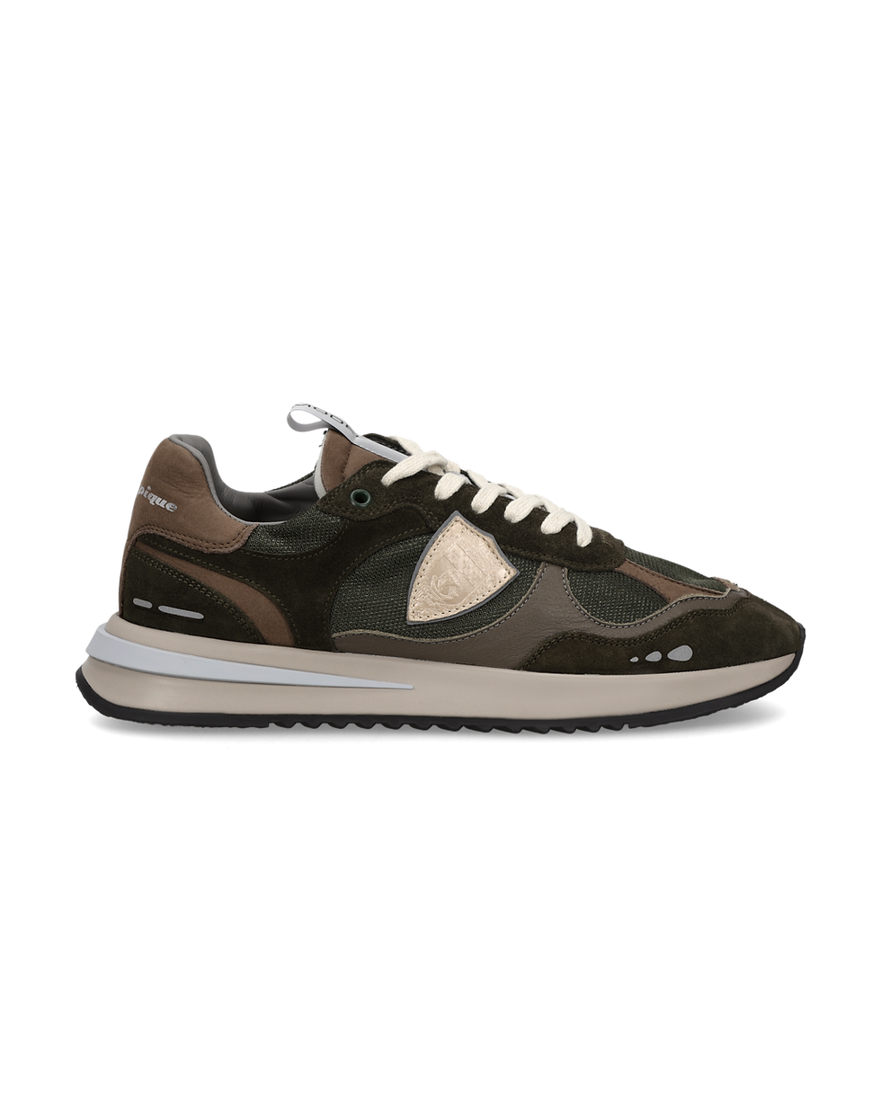 Olympique Low Philippe Model, Tech Reseau Vert — Moomy The Collection — vue 1