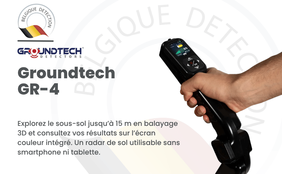 groundtech gr-4 radar de sol belgique détection