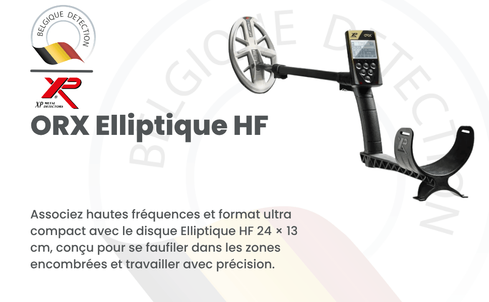 détecteur de métaux xp orx elliptique hf belgique détection