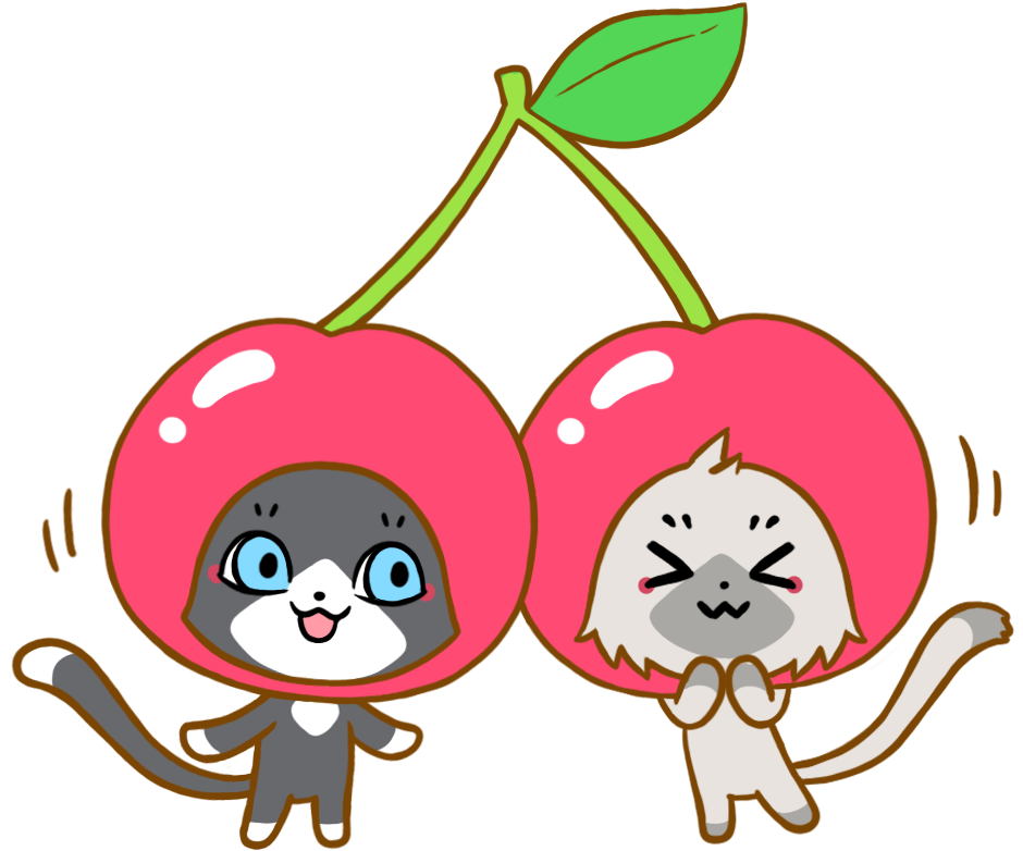 なかよしなトワとセツナのイラスト