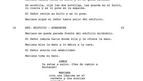 "Agua en Buchanan" Script