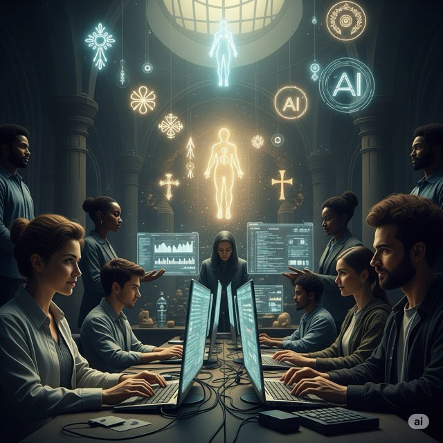 Young boys and girls on their advanced screens