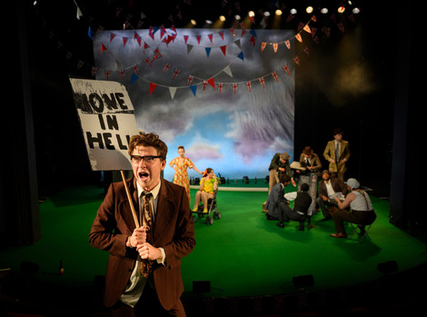 Epsom Downs by Howard Brenton | Production Photos | © Patrick Baldwin