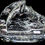 Thumbnail: Vintage Pittsburg Corning Glass Horse Head Bookends