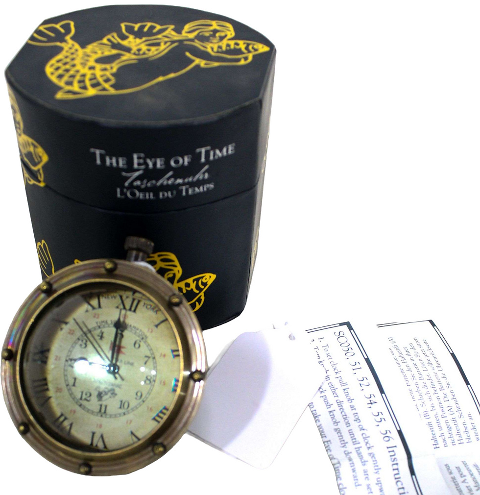 Porthole Bronze White Star Line Clock