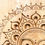 Thumbnail: OdiSri Carved Wood Wall Plaque - V Carved 16"x16" Beech - Lord Jagannath