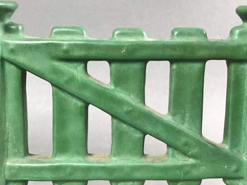 Thumbnail: Roseville Garden Gate Double Bud Vase
