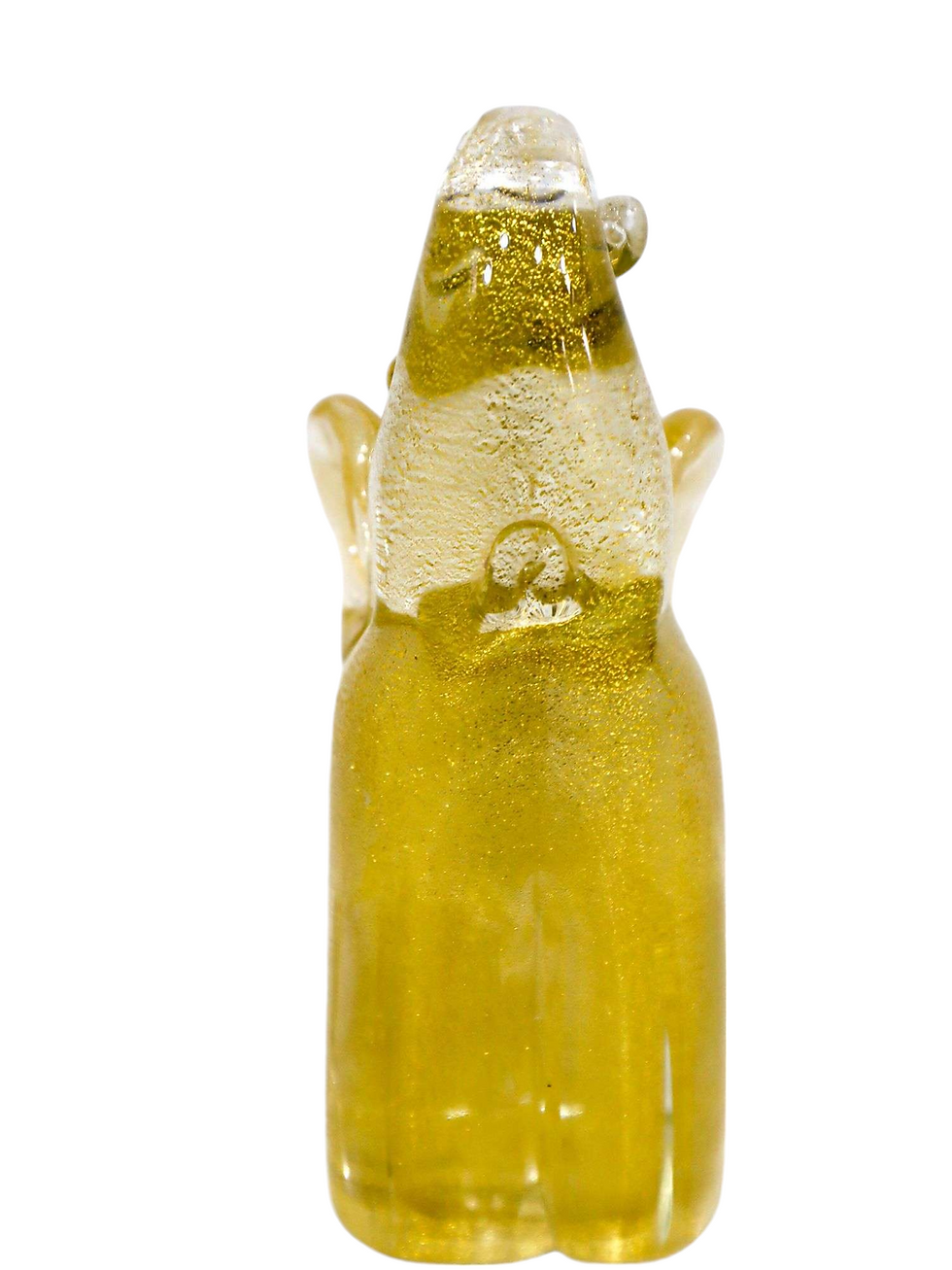 Thumbnail: Murano Glass Gold Fleck Elephant Figurine