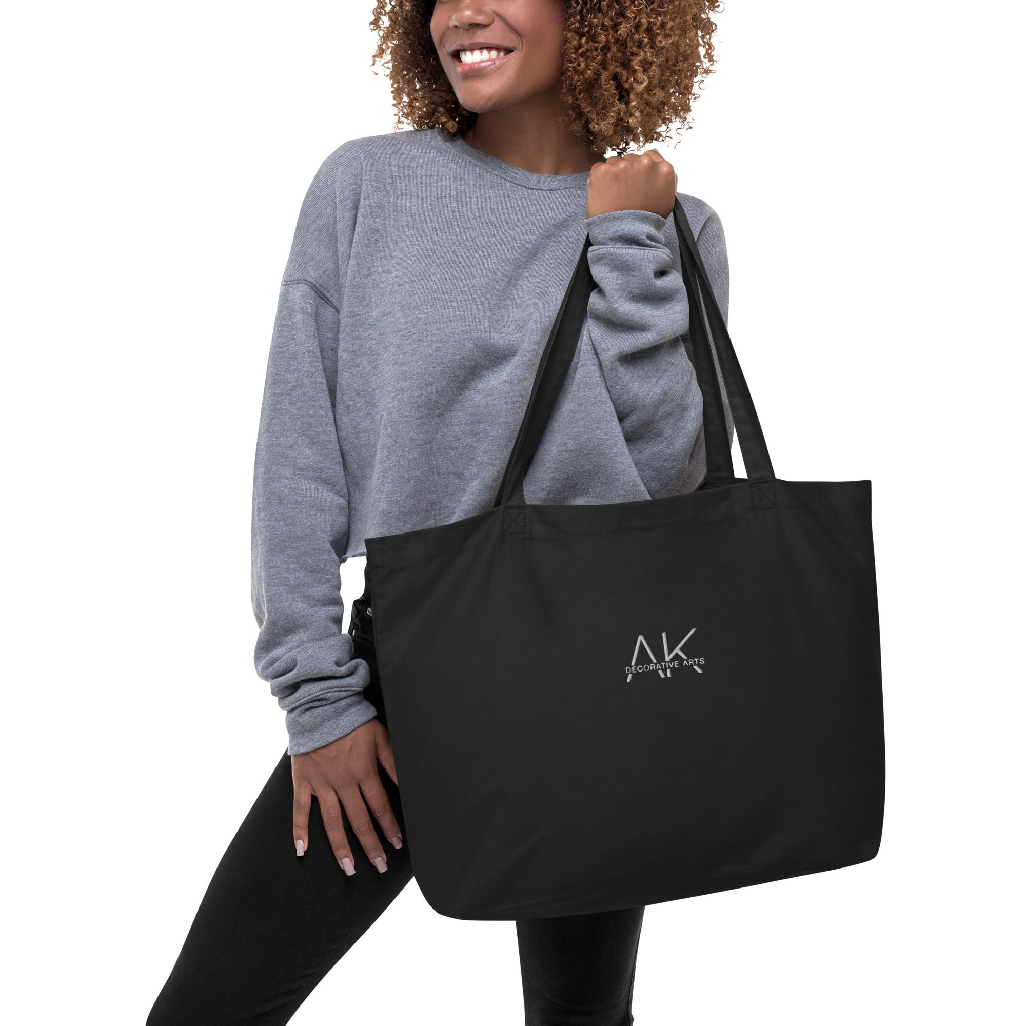 AK Large organic tote bag