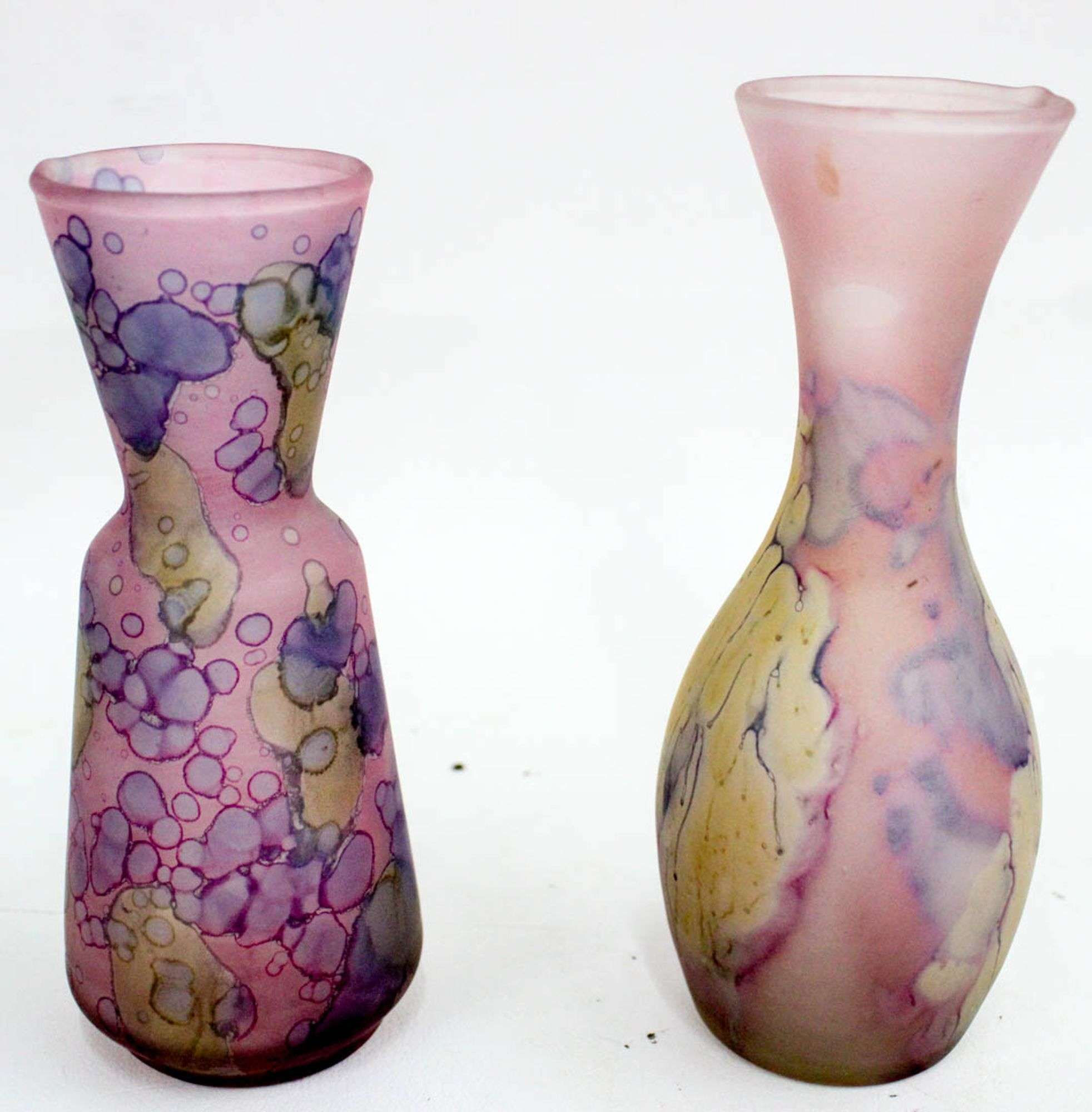 Two Ilanit Olamtov Jerusalem Art Glass