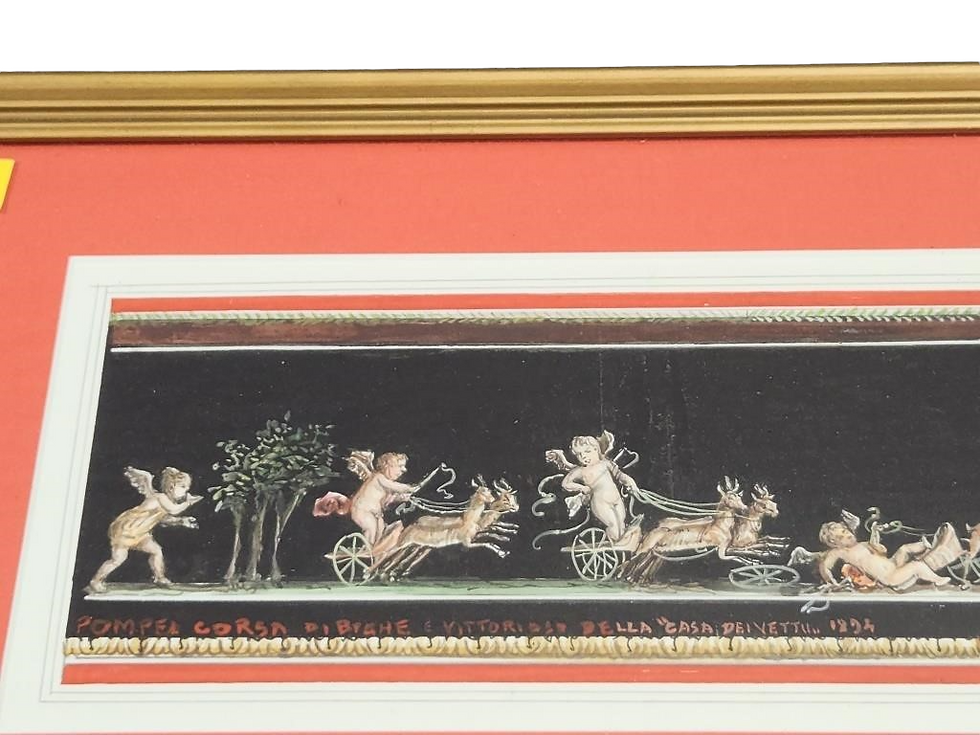 Thumbnail: Giovanni Gallo Signed Classical Gouaches