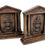 Thumbnail: Neo-Classical Temple And Floral Flower Urn Cast Iron Book Ends 1920's
