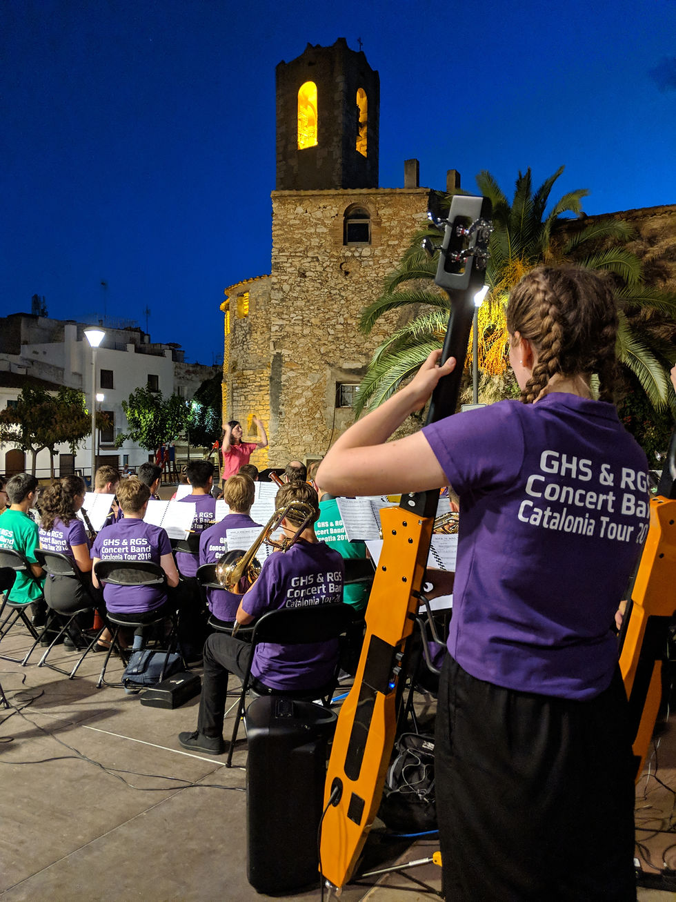 Performance concerts in beautiful Barcelona with Gower Music Tours