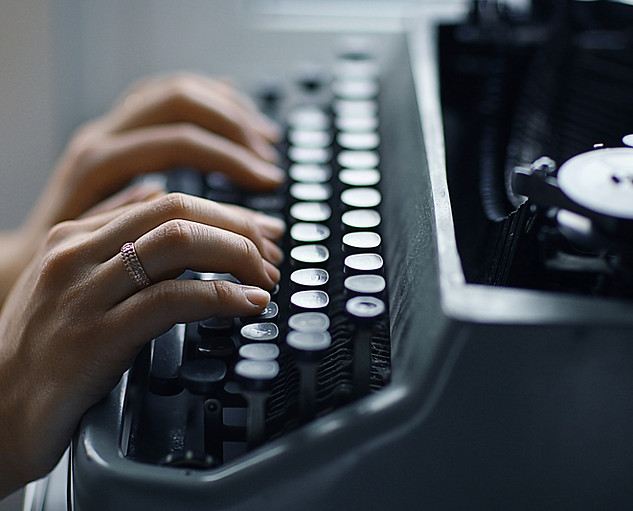Typing on a Typewriter