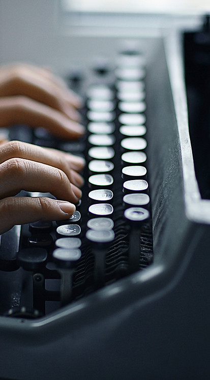 Typing on a Typewriter