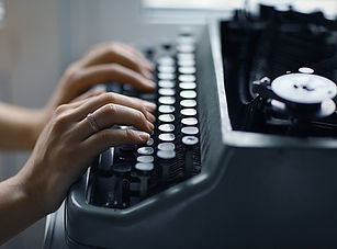 Typing on a Typewriter