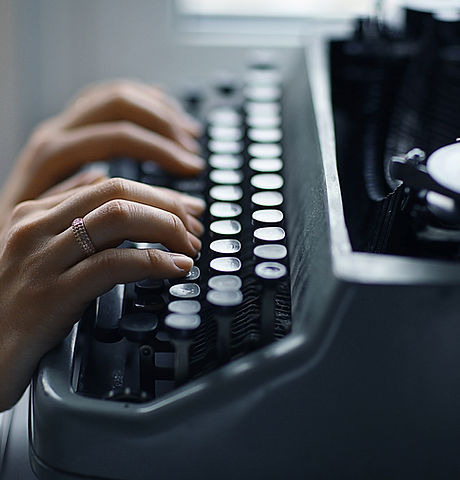 Typing on a Typewriter