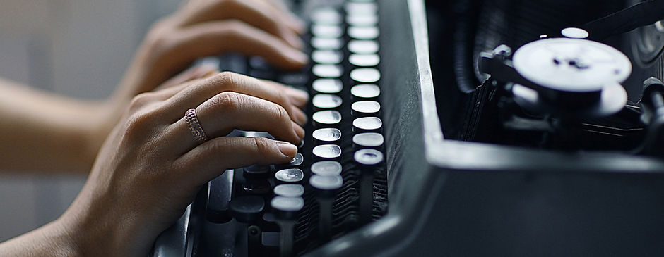 Typing on a Typewriter