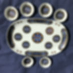 Seder plate set