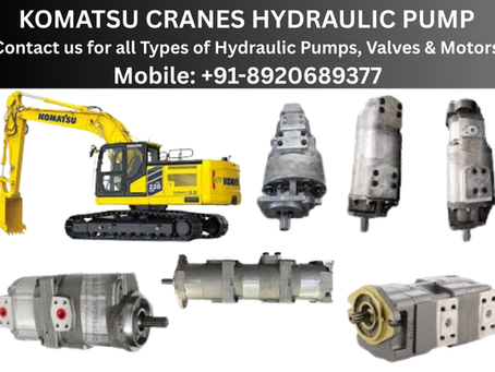 Komatsu Crane Hydraulic Pump Dealer and Supplier