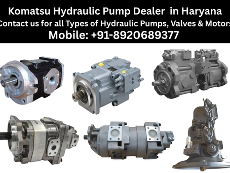 Komatsu Hydraulic Pump Dealer and Supplier in Haryana