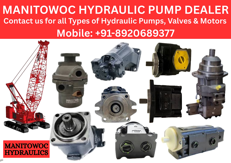 Manitowoc Hydraulic Pump Dealer in India 