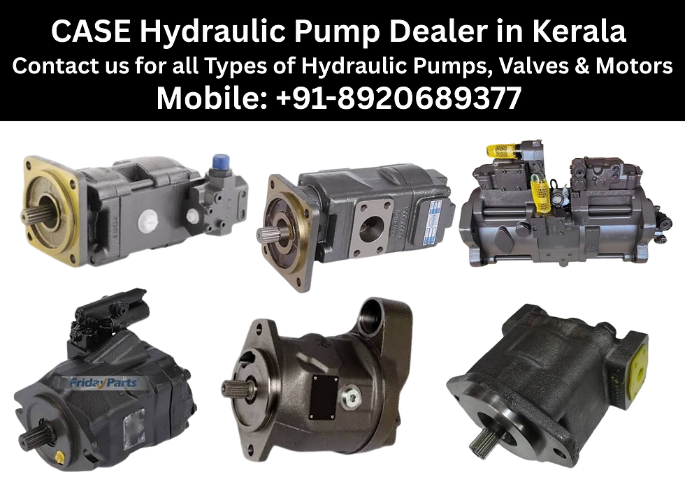 CASE Hydraulic Pump Dealer and Supplier in Kerala