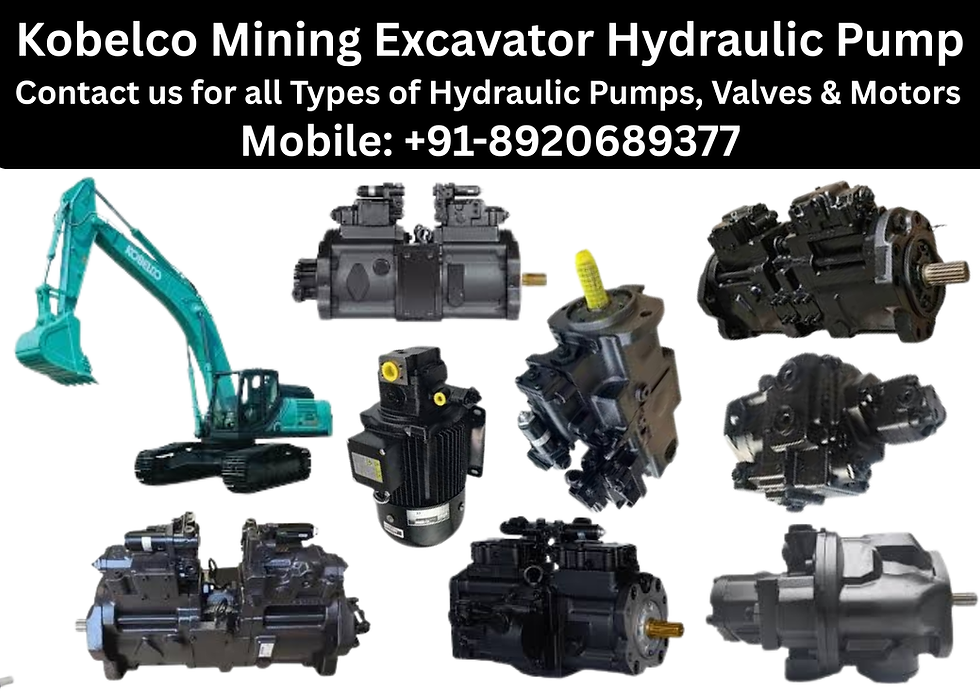 Kobelco Mining Excavator Hydraulic Pump Dealer and Supplier