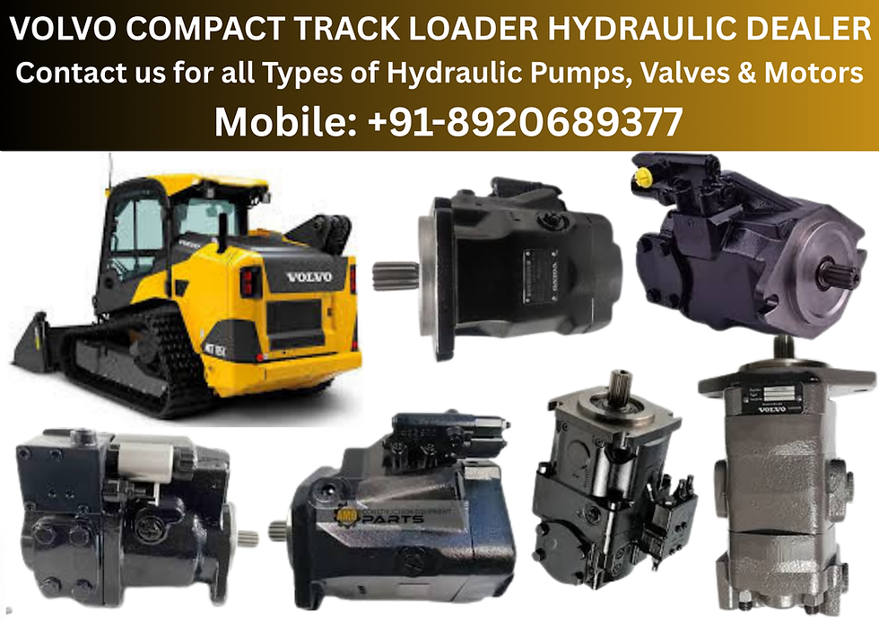 Volvo Compact Track Loader Hydraulic Pump Dealer and Supplier