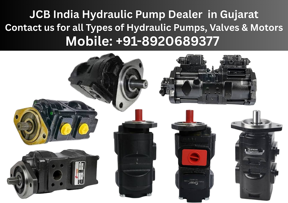JCB India Hydraulic Pump Dealer and Supplier in Gujarat