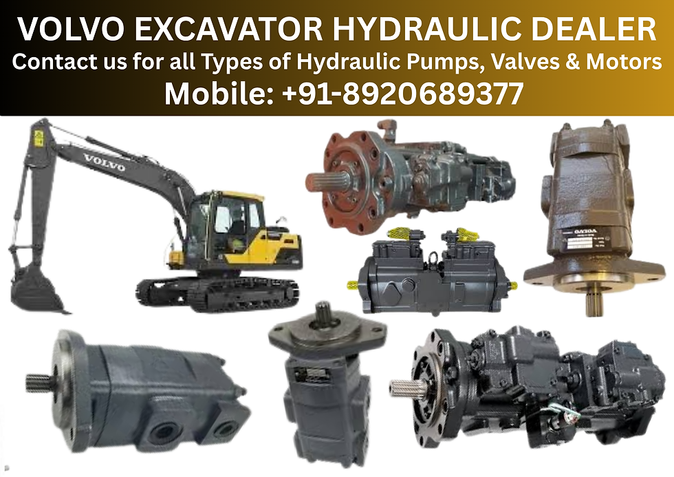 Volvo Excavator Hydraulic Pump Dealer and Supplier