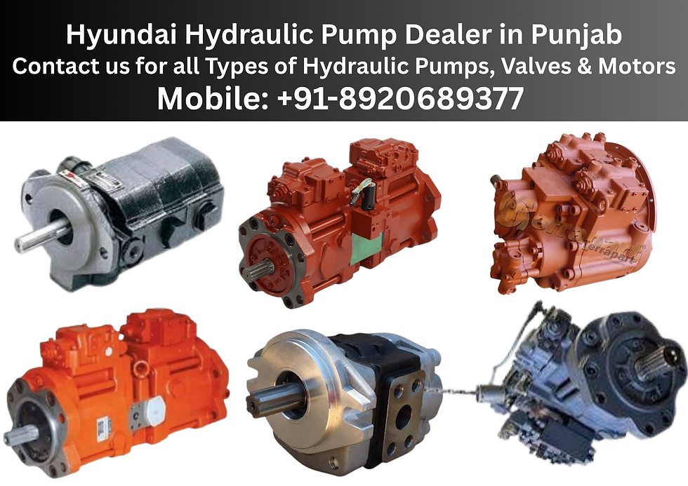 Hyundai Hydraulic Pump Dealer and Supplier in Punjab