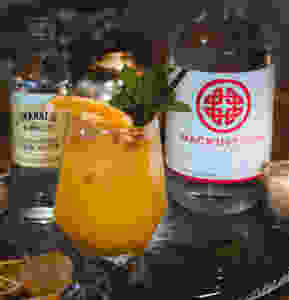 Mackintosh Gin cocktail with clementine made by Franklin & Sons Tonic Water
