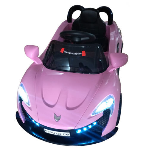 Roadster com motor 2x mp3 LED carro elétrico rosa