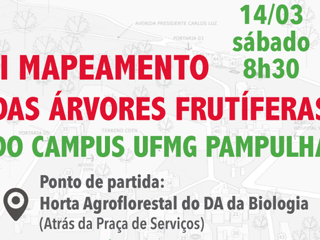 II Mapeamento das árvores frutíferas do campus UFMG Pampulha