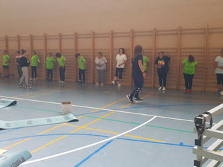 Aprendiendo y trabajando en equipo.