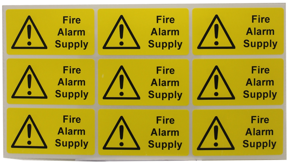 Thumbnail: Fire Alarm Label