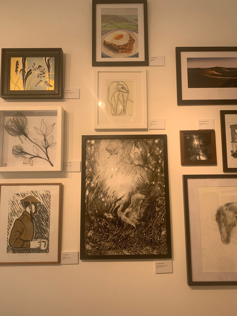 'Where the Water Holds its Breath,' ink on archival paper.