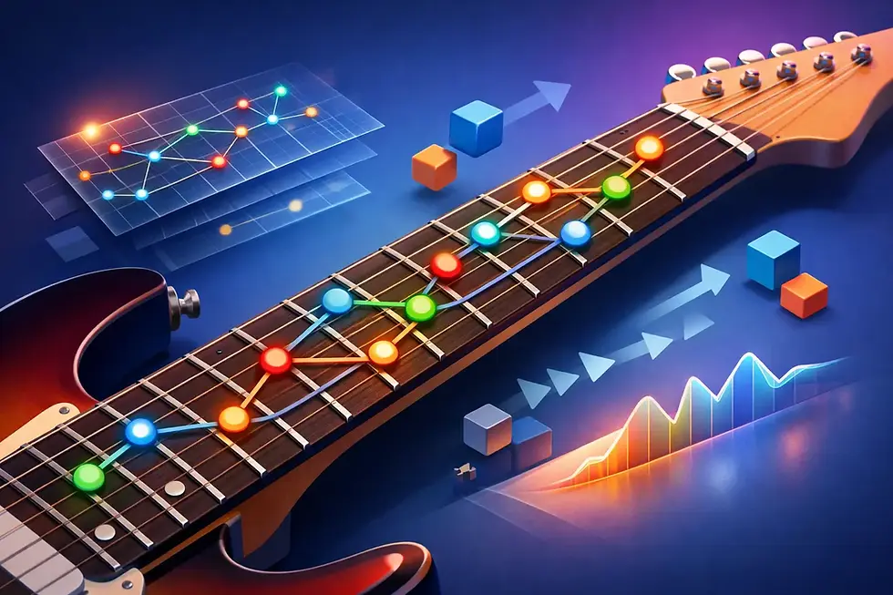 Guitar fretboard
