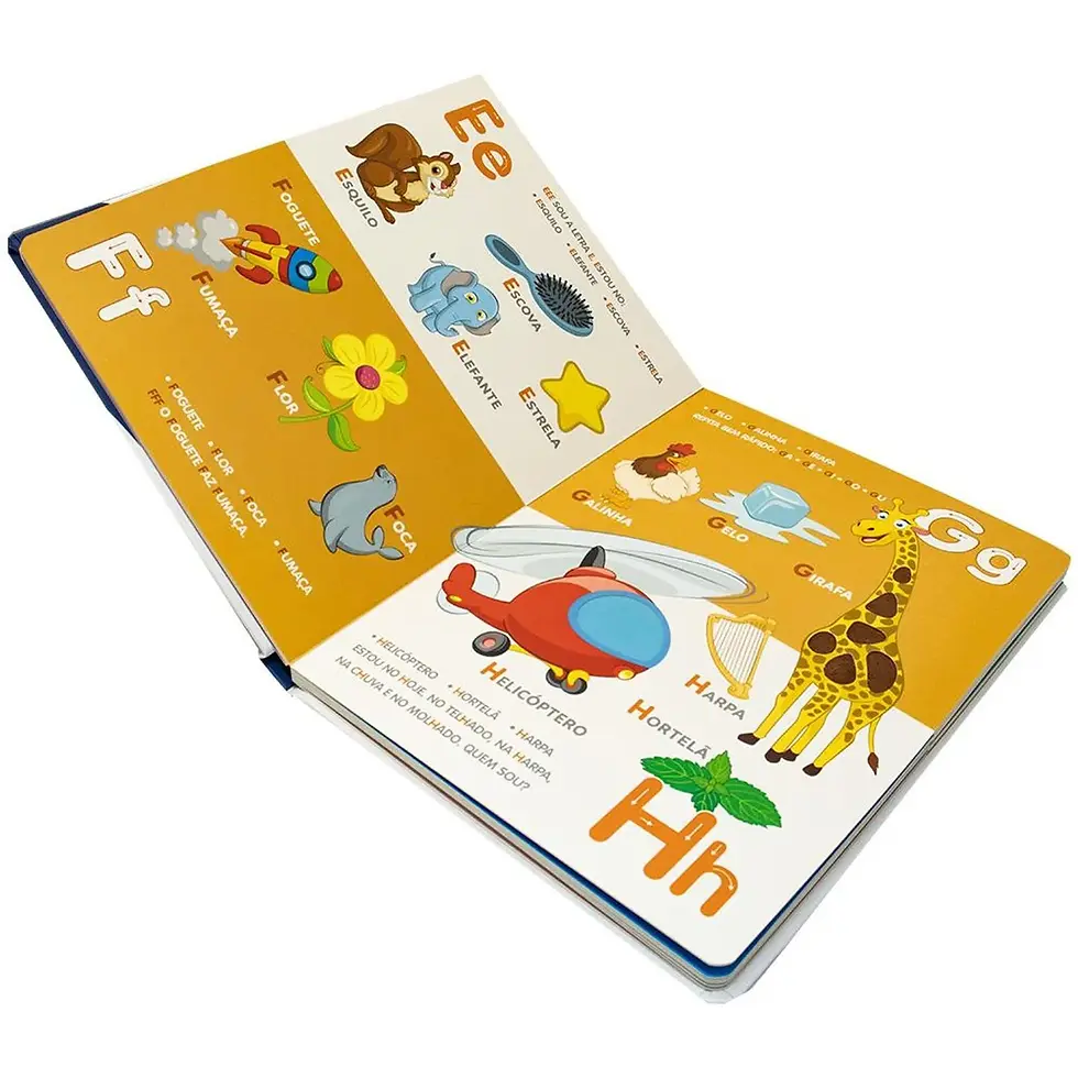 Miniatura: Livro Meu primeiro alfabeto sensorial tátil